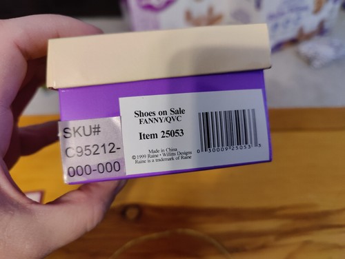Just The Right Shoe "Shoes on Sale FANNY/QVC" COA w/box - Bild 8 von 8