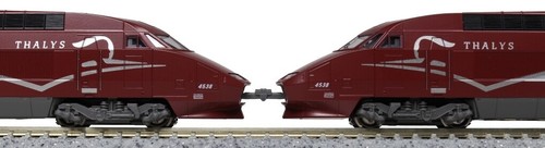 Échelle N Kato 10-1657 SNCF haute qualité Thalys PBA Peinture Neuf Lot 10 Voitures Neuf NEUF DANS SA BOÎTE EMU Rail à Grande Vitesse