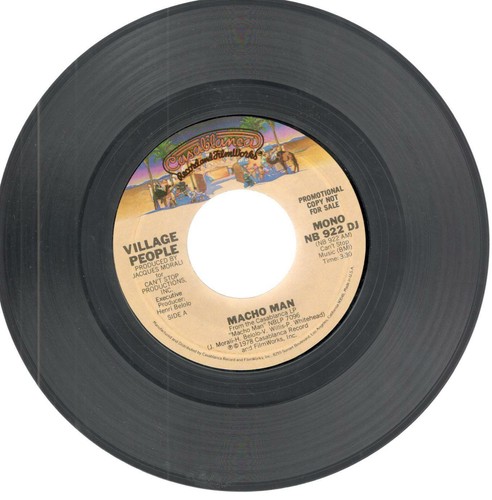 Village People: Macho Man - M & S, 7 in PR Record  - Imagen 3 de 4