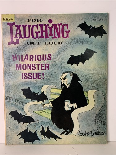 For Laughing Out Loud #33 Oct-Dec 1964 Monster Issue Risqué Cartoon Magazine - Picture 1 of 9