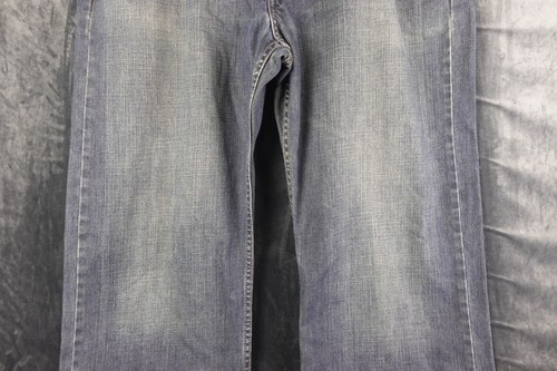 Levis Jeans Mens 36x34 Blue 569 Loose Denim Pants Washed Out Workwear Distressed - Bild 3 von 13