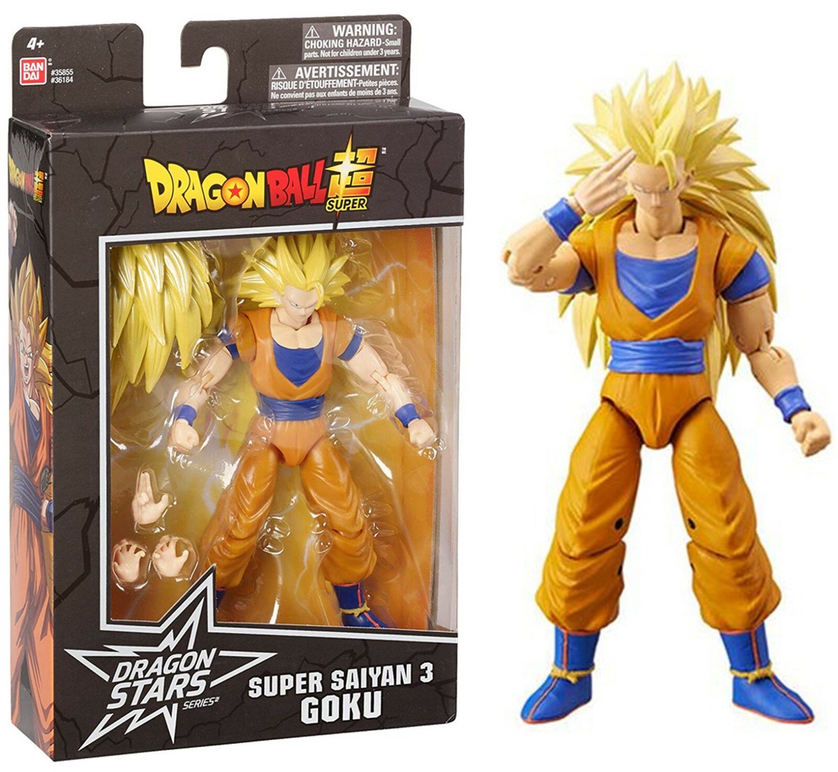 Dragon Stars Series 10 ~ SS3 GOKU ACTION FIGURE ~ DBS Super