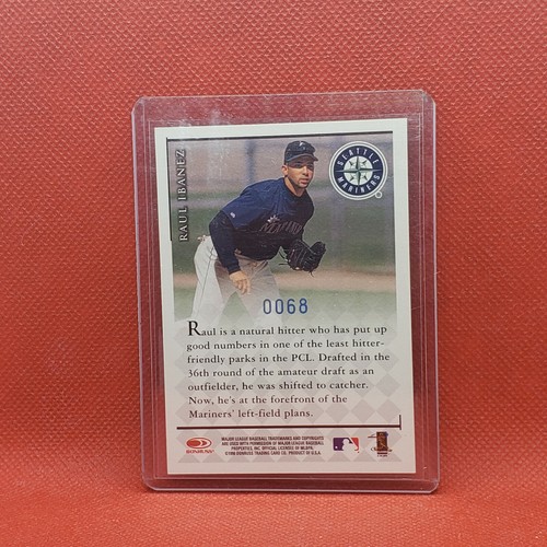 1998 Donruss Signature Autographs Century #60 Raul Ibanez #068/100 - Picture 2 of 2