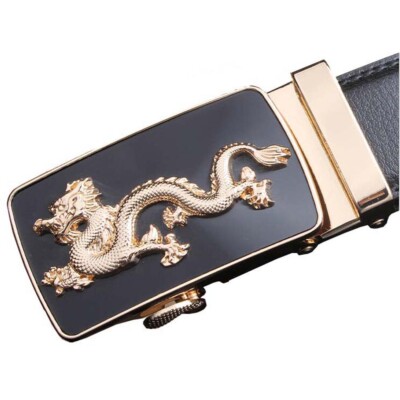 1pc Fashion Beautiful Chinese Dragon Pattern Mens Belts