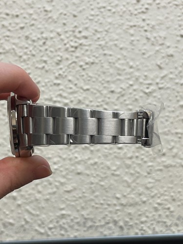 1995 Rolex Air-King 14010 Silver Dial Engine Turned SS Oyster No Papers 34mm - Picture 11 of 11