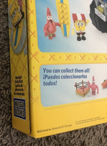 Mega Bloks Spongebob Squarepants Monster Rally Boat MISB - Picture 7 of 9