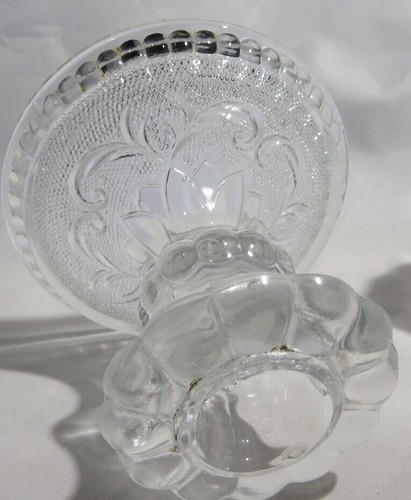 Vtg. Tiara Sandwich Indiana Clear Glass 3.5" Candle Holders - Bild 4 von 10