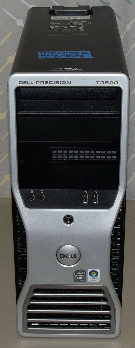 Dell Precision T3500 Workstation Xeon W3520 2.66GHz Quad Core 6GB 400GB 9600GT Dell Precision T3500 Workstation Xeon W3520 2.66GHz Quad Core 6GB 400GB 9600GT