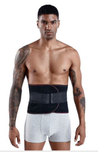 Cintura uomo e donna girovita body shaper controllo pancia cintura pancia cincher US - Foto 11 di 30