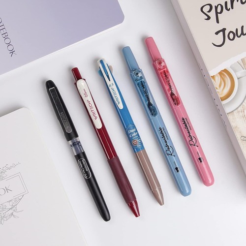 WRITECH Journaling Notebook Pens Kit: 0.5mm Clickable Fine Point Gel Pens 2 in 1 - Picture 5 of 10
