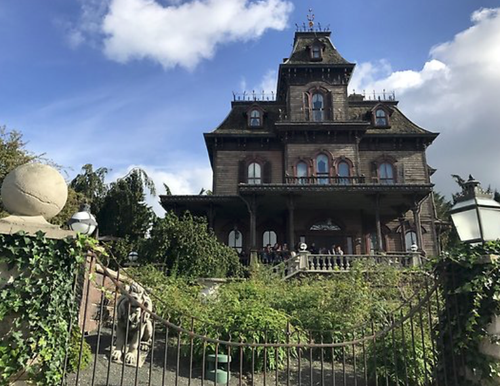 RARE 54" tall Park Size Phantom Manor Haunted Mansion Paris Disneyland poster - Picture 3 of 3