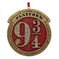 Harry Potter Hanging Tree Ornaments Binario 9 3/4 Case (6) Nemesis Now