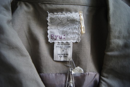 Anthropologie Ryu: Beige/Tan Sleeveless Shirt Dress Style Romper Size MED NWOT - Picture 6 of 8
