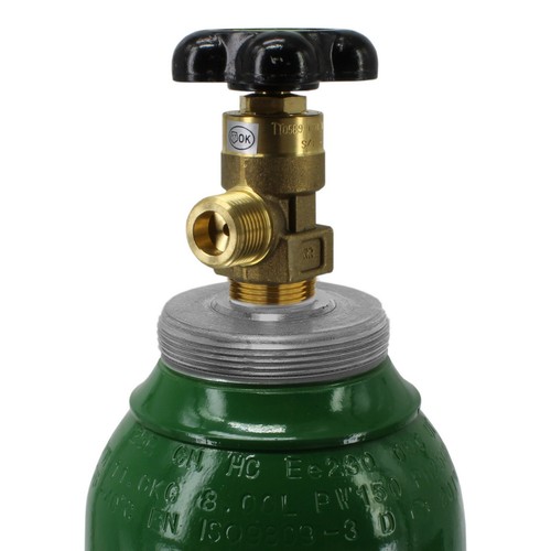 Bouteille de gaz 8 litres argon pleine 4,8 mètres rotamètres gaz de protection gaz de soudage TIG WIG - Photo 3/9