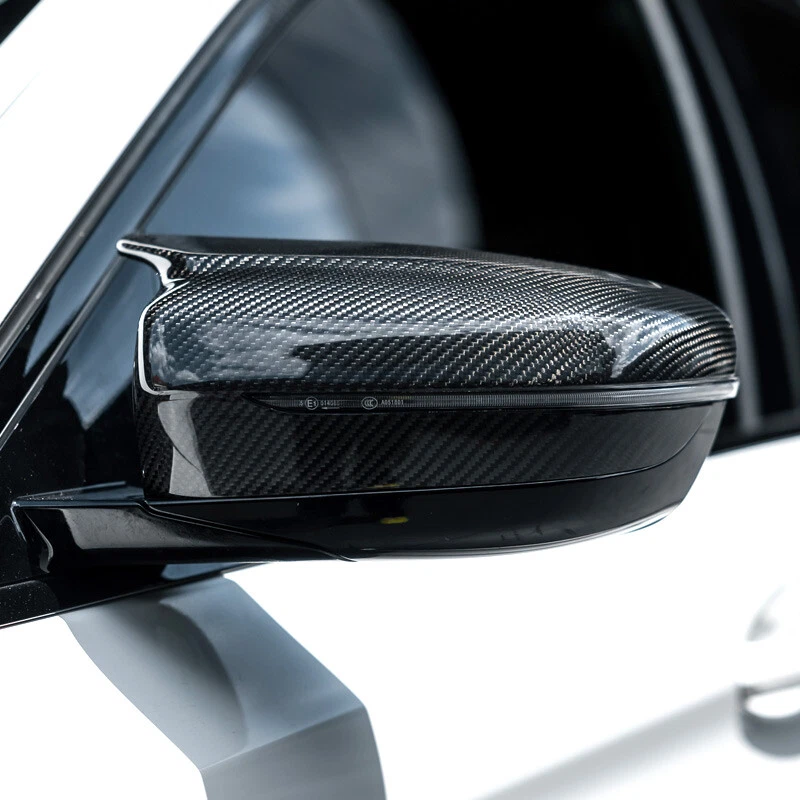Cubiertas de espejo retrovisor deportivo de fibra de carbono M Tuning para BMW Serie 5 M550i M550d G30 Foto 4 de 4