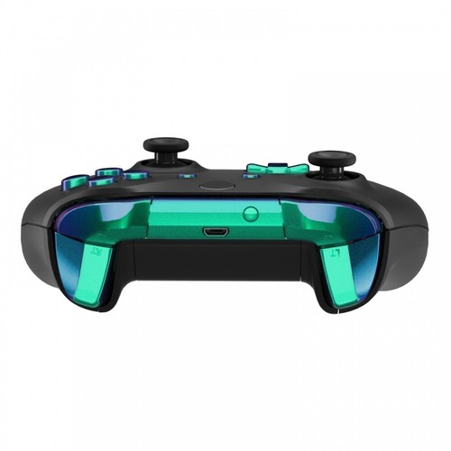 Chameleon Green Purple Full Set Buttons for Xbox One S X Controller Model 1708 - Picture 7 of 7