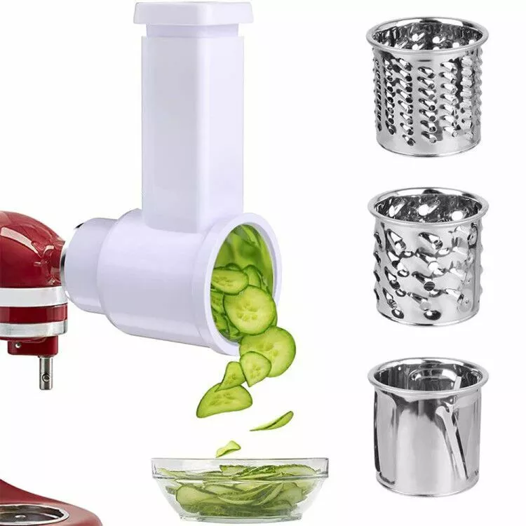 Vegetable Slicer/Shredder/Cheese Grater for KitchenAid Stand Mixer