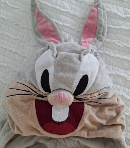 Halloween Bunny Space Jam Looney Tunes Bugs Bunny Manta con Capucha - Imagen 2 de 9