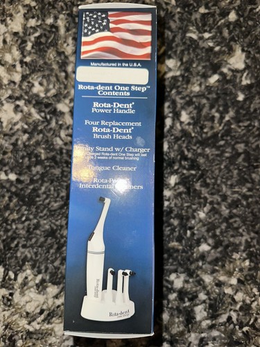 ROTA-DENT One Step Professional Power Rotary Electric Toothbrush New Unopened - Picture 4 of 5