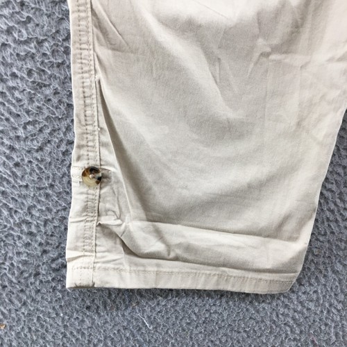 Lee Cargo Pants Womens 10M (actual 33x23) Beige Cotton Blend High Rise Zip NEW - Picture 7 of 24