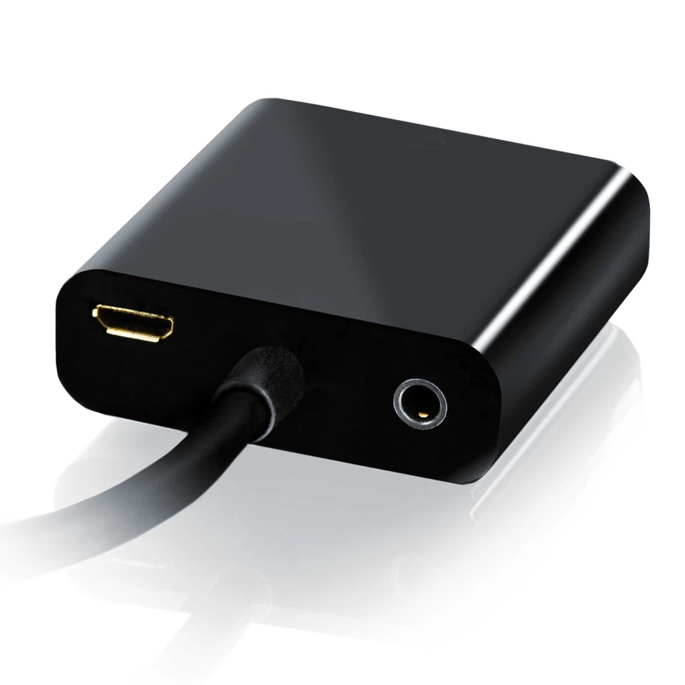 CSL Full HD Mini HDMI auf VGA Adapter inkl. Audio-Übertragung Mini HDMI to VGA - Bild 2 von 4