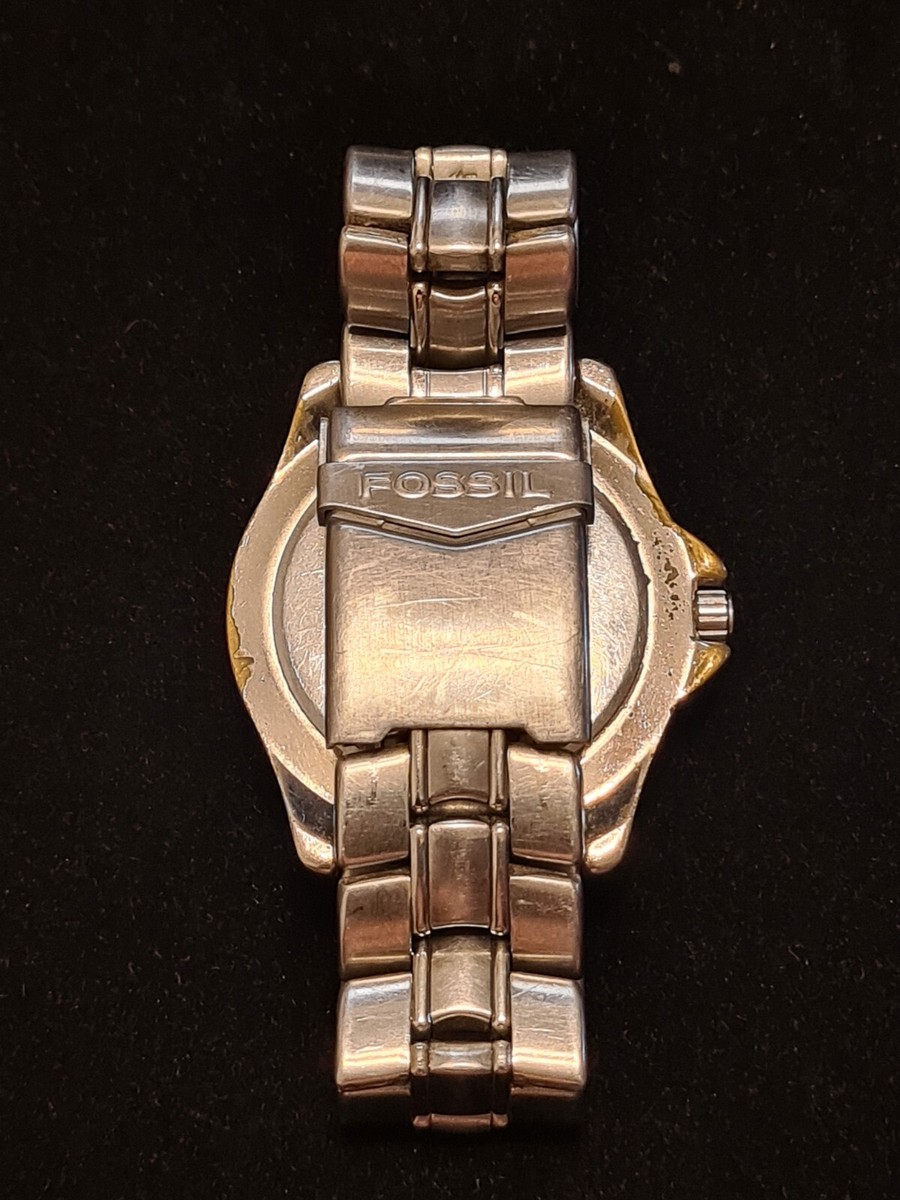 Extremely Rare Men's Stainless Steel Superman Fossil Watch