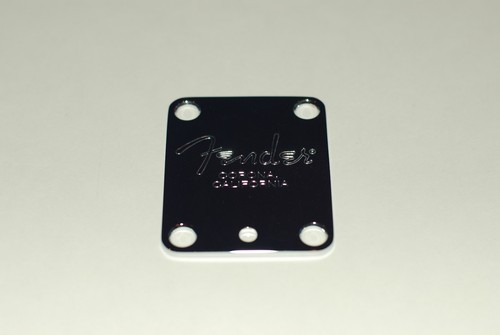 PLACA DE CUELLO Fender Corona California fabricante de equipos originales Strat/Tele Stratocaster Bajo J P - Imagen 6 de 12