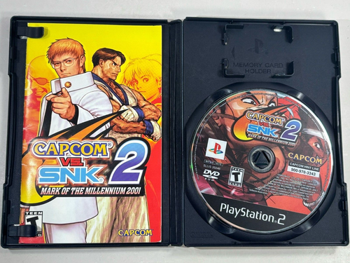 Capcom vs. SNK 2: Mark of the Millennium 2001 (Sony PlayStation 2, 2001) PS2 CIB - Picture 2 of 3