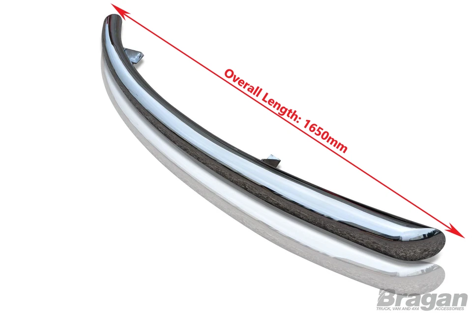 Spoiler Bar Para Citroën Jumpy 2007 - 2016 Furgón De Acero Inoxidable Nudge Chin - Imagen 4 de 4