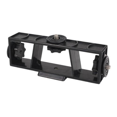 3-Position Mobile Phones Tripod Adapter Clip 1/4 Mount for Video Live Broadcast - Picture 7 of 8