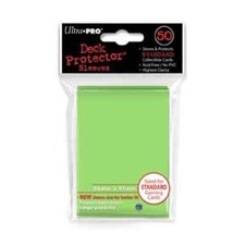 50 Ultra Pro CCG MTG Card Sleeves Standard Gloss LIME GREEN