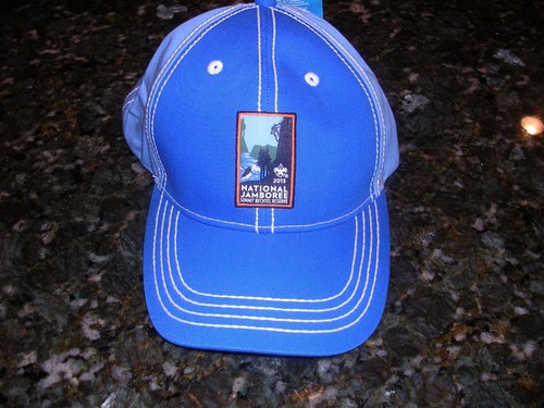 2013 National Jamboree Official Participants Cap, Blue/Lt-Blue, Mint with Tags! - Picture 1 of 5
