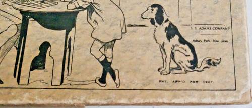 Rompecabezas de bloques deslizantes rara vez visto de colección 1927 S.S. Adams ASBURY PARK NJ completo - Imagen 8 de 13