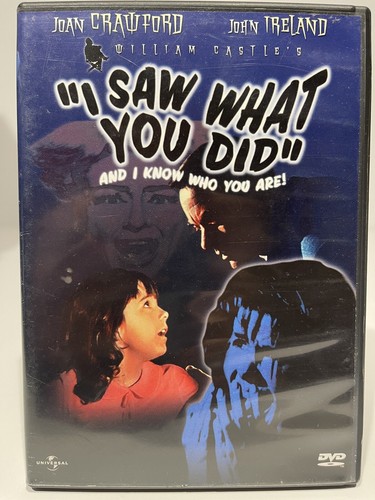 I Saw What You Did and I Know Who You Are (DVD, 1999, Widescreen) - Imagen 1 de 2
