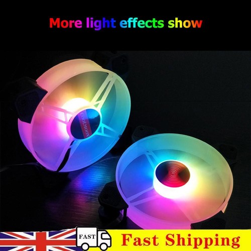 120mm RGB Cooling Fan Chassis Gorgeous Quiet Radiator (Single Fan)