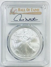 2004 $1 Silver Eagle PCGS MS70 Paul Molitor HOF Pop 25