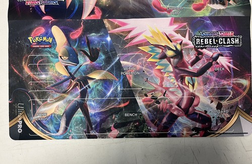 Pokemon Sword & Shield Rebel Clash Ultra Pro 2 Player Playmat Neu - Bild 2 von 3