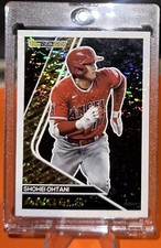 🔥SHOHEI Ohtani⭐️TOPPS Black Gold💥holofoil Refractor⭐️