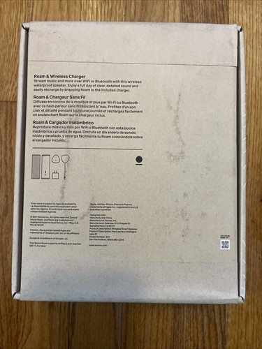 Sonos Roam and Charger Bundle SPEAKER AND CHARGER New - Picture 7 of 10