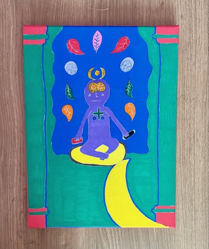 Original Painting / Drawing. Outsider Art Brut by Jay Snelling Mixed Media - Photo 6 sur 10