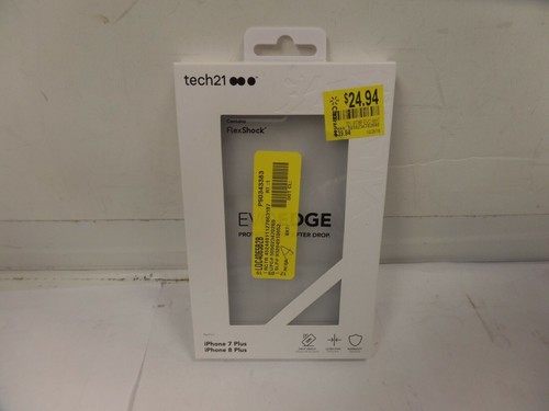 Genuine Tech21 Evo Edge Apple iPhone 7 Plus 8 Plus FlexShock Clear White Case ??