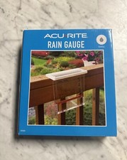 AcuRite Waterfall Rain Gauge with 5-inch Rainfall Capacity ClearREAD DESCRIPTION