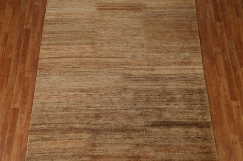 Abstract Contemporary Area Rug 6x9 ft Hand-knotted Carpet - Picture 3 of 12