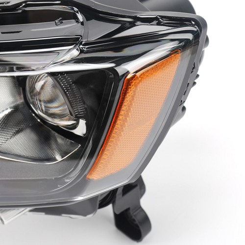 Driver Halogen Headlight For 2017-2021 Jeep Grand Cherokee Black Headlamp Left - Picture 8 of 11