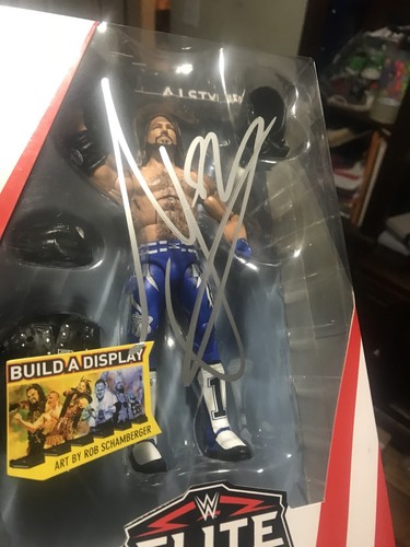 AUTOGRAPHED AJ STYLES ELITES FIGURE - Picture 2 of 2