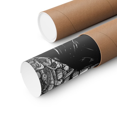 Black and White Anime Headphones Poster - Wall Art, Music Lover Decor - Picture 19 of 29