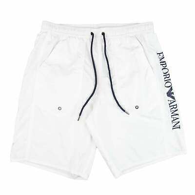 white armani swim shorts