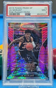 2019-20 Panini Prizm Draft Picks Ja Morant Pink Pulsar Prizm #2 RC - PSA 9