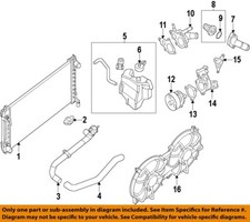 NISSAN OEM 07-13 Altima Cooling Radiator Components-Upper Hose 215019HA0A