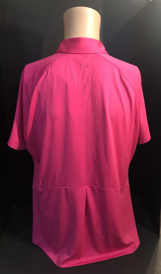 Camisa polo rosa XL Cutter & Buck para mujer Foto 3 de 4